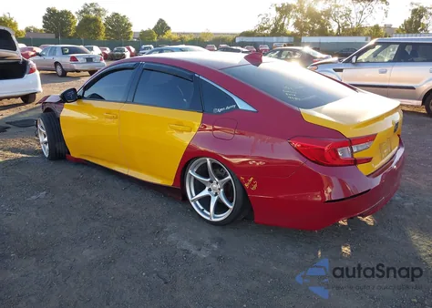 2018 Honda Accord Sport 2.0T из США, поврежденный, VIN 1HGCV2F3XJA053782